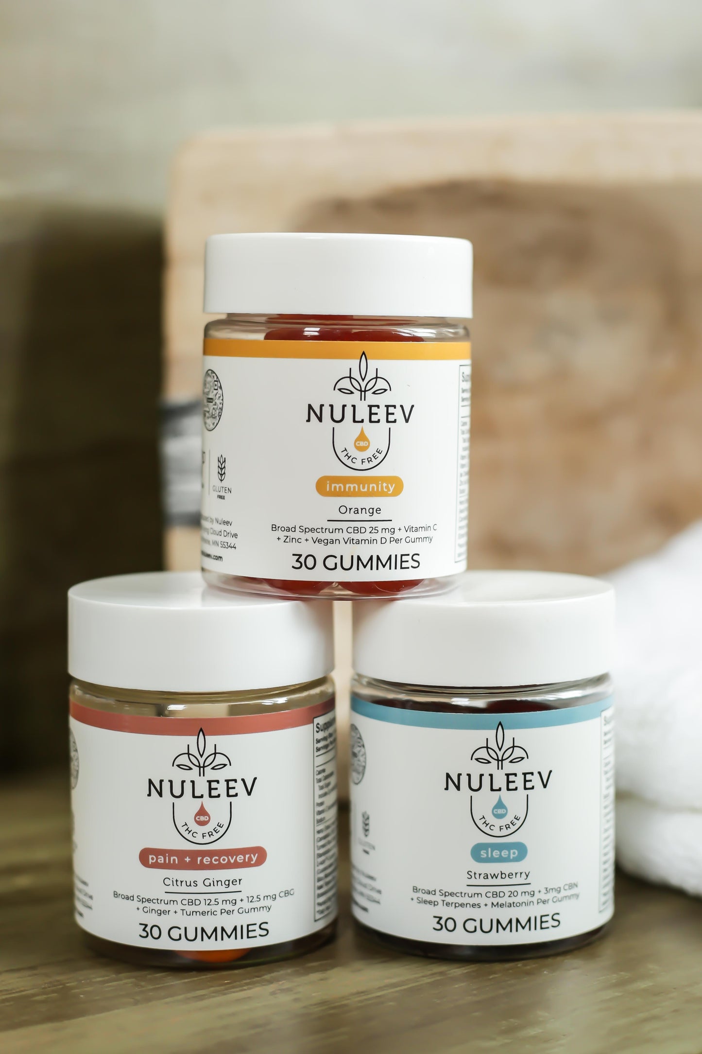 CBD Broad Spectrum Pain + Recovery Gummies